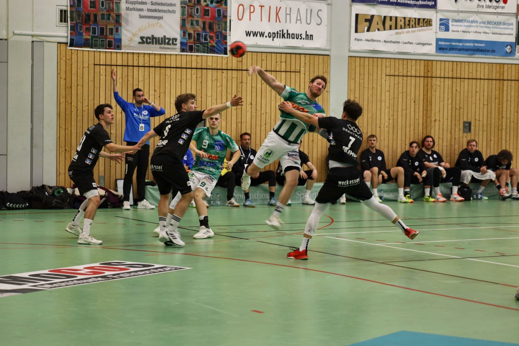 TV Flein im Angriff gegen TSG Wiesloch. Foto: Cristina Rodrigo